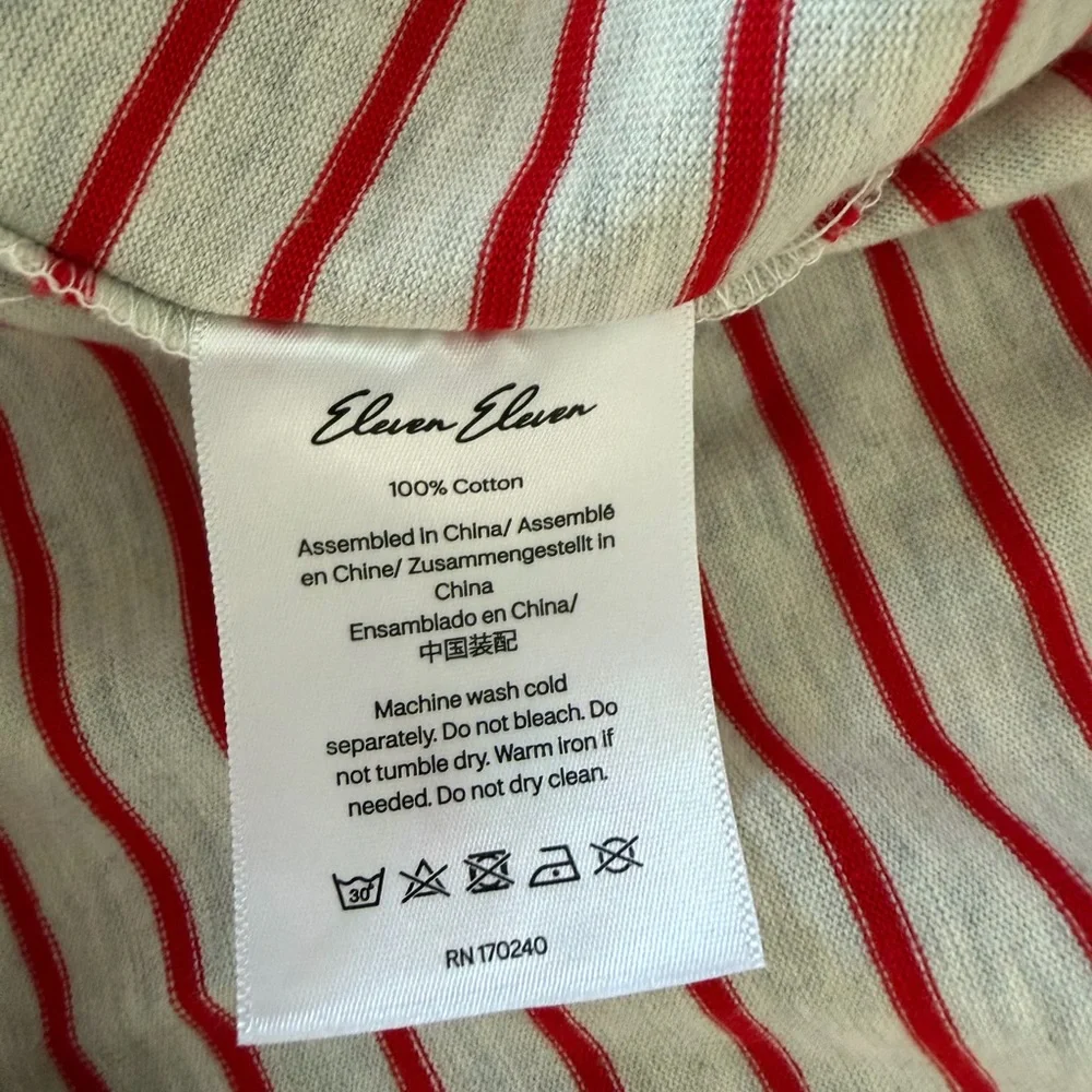 Sleeper Red Stripe Cotton Lounge Set - Sleeper - Picture 6 of 7